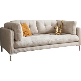 trends by hg »Landau« in Cord-Stoff mit Metallfuß,