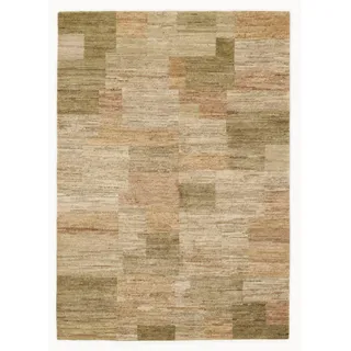 Orientteppich OCI DIE TEPPICHMARKE "Elegant New Lima" Gr. 33, beige (beige, grün), B:200cm H:13mm L:250cm, Wolle, Teppiche, Orientteppich, reine Wolle, handgeknüpft, Wohnzimmer