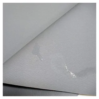 Sonnenschutz Markisenstoffe für Terrassenüberdachungen | UV-Schutz 50+ | Wasserdicht und langlebig - 180 cm breit (Grau Bicolor)