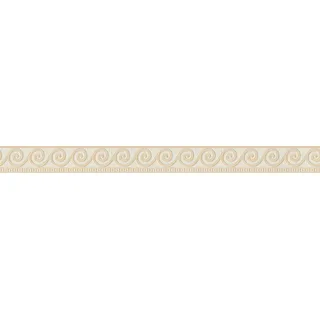 A.S. Création Bordüre Wellen 5 m x 5 cm 259219 beige/weiß