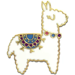 Alpaka Pin - Lustige Alpaka Anstecker - Lama Anstecker - Alpaka Schmuck-Brosche - Adventskalender füllen - Inhalt - - Kleine Geschenkidee für Mädchen