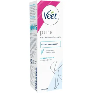 Veet Sensitive Skin Haarentfernungs-Creme Aloe Vera & Vitamin E, 100ml