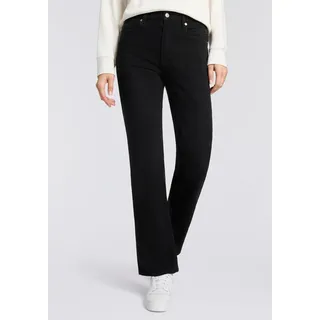 Slim-fit-Jeans BOSS ORANGE "Ada 12.0 Premium Damenmode", Damen, Gr. 30, Länge 30, schwarz 008, Denim/Jeans, Obermaterial: 98% Baumwolle, 2% Elasthan, unifarben, slim fit lang, Jeans Slim-fit-Jeans, High Rise