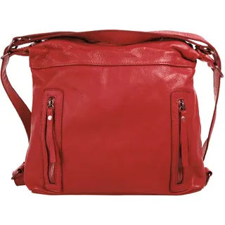 Samantha look Shopper Leder Rot