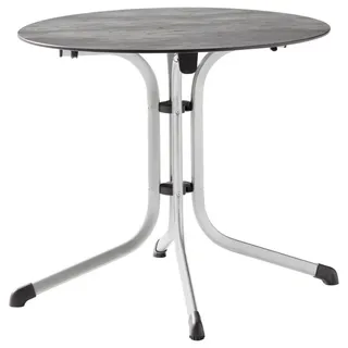 Sieger Boulevard-Klapptisch Ø 85 x 73 cm Graphit/Beton Hell