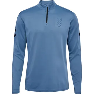 hummel Herren Hmlactive Pl Half Zip Sweatshirt, Coronet Blue, S EU