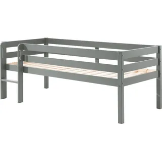 Vipack Spielbett Pino 90 x 200 cm Kiefer massiv grau lackiert