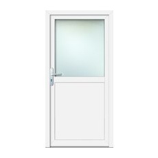 Meeth Nebeneingangstür »ProM 02«, satiniertes Glas, weiß, nach Innen öffnend - weiss