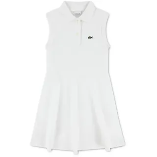 Lacoste Kids 347496 ärmelloses Kleid - White - 4 Jahre