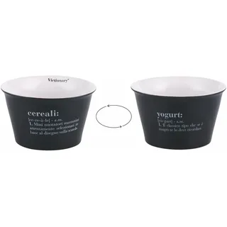 Villa d'Este Home Tivoli 1996 Victionary 550 ml Joghurt & Getreidebecher aus Steinzeug