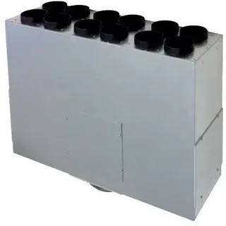 Maico Luftverteiler-Kasten aus Blech 12-fach MF-BV75-160-12