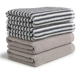 Möve Bliss Handtuchset 4-tlg. silber