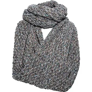 Eisglut Loopschal Memphis Loop, grau Mel./Jade, one Size