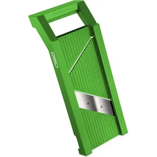 GSD Universal-Gemüsehobel 3 in 1 aus Kunststoff mit 3 Einsätzen, Farbe weiß, Edelstahlklingen - Weiß