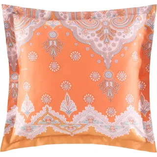 Bassetti Satin-Kissenhülle einzeln ISOLABELLA Farbe O1 ORANGE Größe 40x40 - Orange