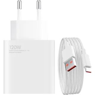 Xiaomi Travel Charger Combo Schnellladegerät USB-A 120W weiß - Weiß