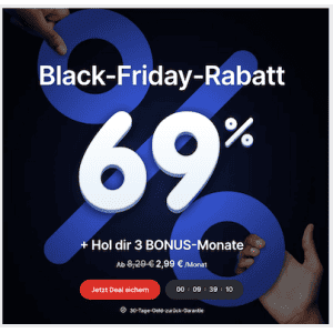 NordVPN Black Friday mit 69% Rabatt! &#8211; nur 2,99 € pro Monat + Amazon Gutschein!