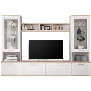 HBZ Meble Romance Anbauwand 2 in Sibiu Lärche/San Remo hell