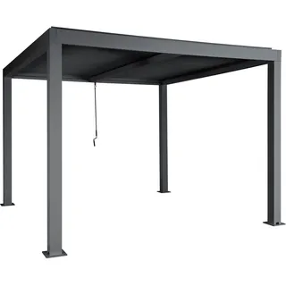 Mendler Gartenpavillon 3 x 3 m Grau