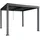 Gartenpavillon 3 x 3 m Grau