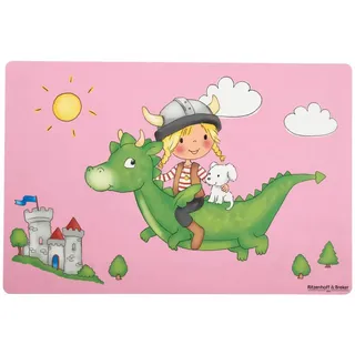 Ritzenhoff & Breker "Platzset Drache 45 x 30 cm pink", pink,