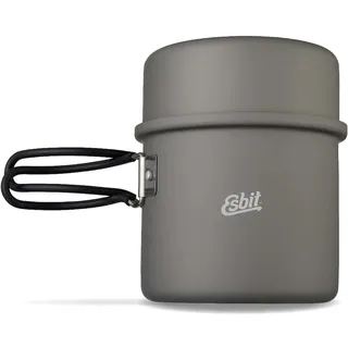 Esbit Outdoor Kochtopf 1000 ml - Camping Topf aus leichtem, hartanodisiertem Aluminium - zweiter Topf mit 475 ml inkl.