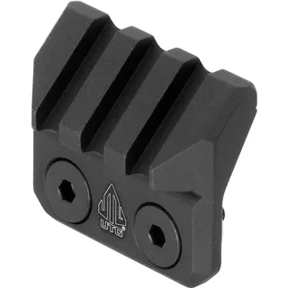 UTG Unisex – Erwachsene Utg® M-lok® Angled Picatinny Mount, Black Montage, Schwarz, Einheitsgröße EU
