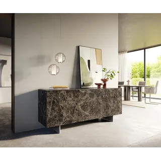 DeLife Sideboard Cuor 180 cm Dunkelbraun
