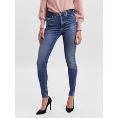 Bild von Damen VMSOPHIA RI372 Skinny Jeans mit hoher Taille in blauer Waschung-XS-L30