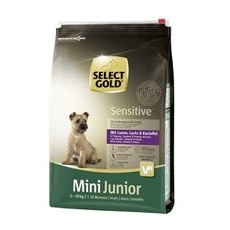 SELECT GOLD Sensitive Mini Junior Lamm/Lachs/Kartoffel 4 kg