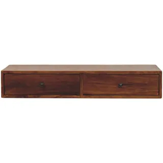Artisan Furniture Wandregal 88 x 15 x 32 cm Dunkelbraun