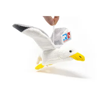 Cornelissen - Kuscheltier - Möwe mit Band - 33 cm - Weiß