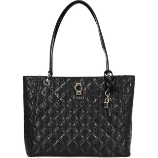 GUESS Damen Bessey Noel Tote Tragetasche, Schwarz
