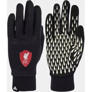 Trainingshandschuhe ADIDAS PERFORMANCE "LIVERPOOL FC FELDSPIELER", Gr. S, schwarz (schwarz, strawberry rot), Obermaterial: 100% Polyester, Handschuhe Trainingshandschuhe, Liverpool