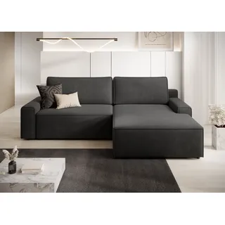 TRENDMANUFAKTUR »Challenge, Schlafsofa mit Bettkasten, Couch in L-Form, Breite 245 cm« Recamiere beidseitig montierbar, auch in trendigem Cordstoff