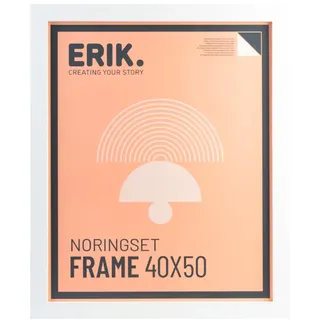 Grupo Erik Bilderrahmen 40 x 50 cm - Fotorahmen Bilderhalter - Bilderrahmen Weiß aus MDF Holz Rahmen Deko