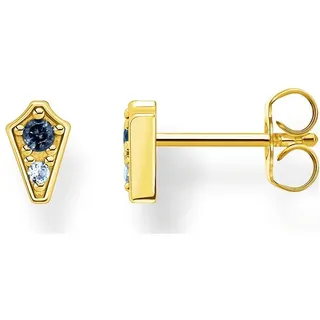 Thomas Sabo Ohrstecker Royalty blau Keramik 750er Gelbgold H2210-960-1