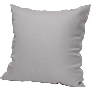 Dekokissen HOMING "St. Tropez" Gr. 2, silber (silberfarben, unifarben), B:50cm L:50cm, Polyester, Dekokissen_Sitzkissen_Kissenhüllen, Dekokissen, Pflegeleicht