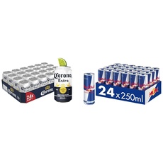 Corona Extra Premium Lager Dosenbier (24 X 0.33 l) und Red Bull Energy Drink (24 x 250 ml)