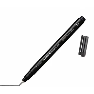 Tombow Schreibstifte, MONO drawing pen, Schwarz, 1 x)