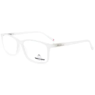 Montana Eyewear Schicke Lesebrille / -hilfe MR62 mit Federscharnier aus Kunststoff in Weiß Glanz + 2,50 dpt