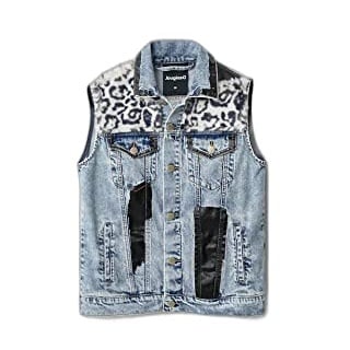 Desigual Damen Chaq_filadelfi, 5034 Denim Baby JACKET, Blau, XS EU