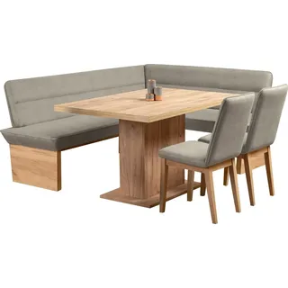 otto home Home »Beluna + Cross Essecke Sitzgruppe Eckbank Küchenbank BESTSELLER« Set, Eckbank, 2 Stühle und Tisch, 4 Stk. tlg. Sitzgruppe Esszimmer Stühle Tisch und Bank bequem gepolstert,