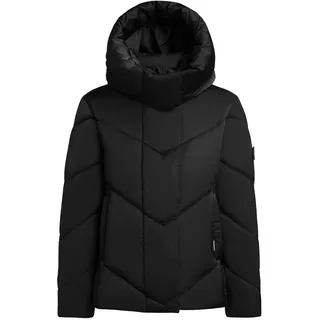khujo Winterjacke "Winterjacke Olsa2" mit Kapuze Gefütterte Steppjacke mit Kapuze, schwarz