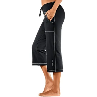H.I.S. Caprihose mit geradem Bein Schwarz 36/38