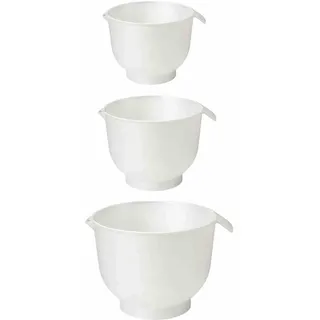 GASTROMAX Rührschüssel weiß 3er Set - Weiß