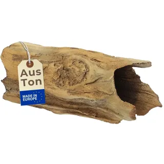 GarPet Aquarium Deko Höhle Baumstamm Terrarium Deko fürs Aquarium Wels Versteck für Fische Krebsrohr Versteckplatz Reptilien Höhle Barsche Laichhöhle Tonröhre Schlangen