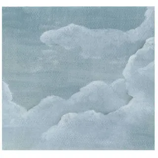 vtwonen Fototapete Wolken, 3D-Optik, Blau - 318x300cm