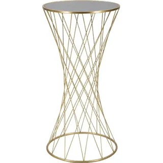 Mauro Ferretti Beistelltisch Tour Nouveau, Durchmesser 50 cm, Höhe 100 cm - Gold