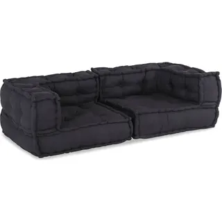 Praktischen Pouf Modular Anthrazit 140x70x36 cm Stoff - Gartenmöbelauflagen ,design Möbel 6424060 1parcel - Grau